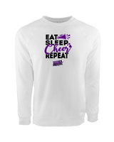 Tooele Eat Sleep Cheer - Crewneck Sweatshirt