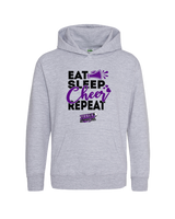 Tooele Eat Sleep Cheer - Cotton Hoodie