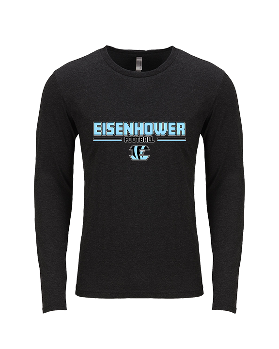 Eisenhower HS Football Keen - Tri-Blend Long Sleeve
