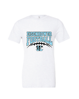 Eisenhower HS Football School Football - Tri-Blend Shirt