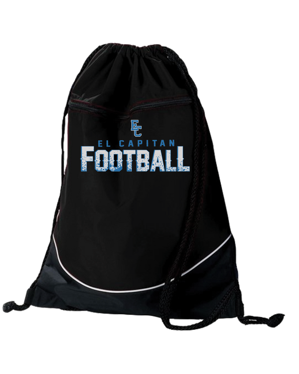El Capitan Splatter Football - Drawstring Bag