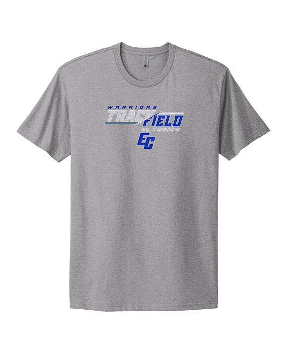 El Camino College Track & Field Slash - Mens Select Cotton T-Shirt