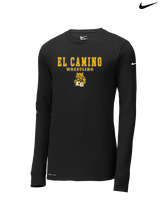 El Camino HS Wrestling Block - Mens Nike Longsleeve
