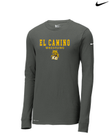 El Camino HS Wrestling Block - Mens Nike Longsleeve