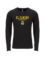 El Camino HS Wrestling Block - Tri-Blend Long Sleeve