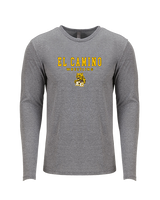 El Camino HS Wrestling Block - Tri-Blend Long Sleeve