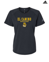El Camino HS Wrestling Block - Womens Adidas Performance Shirt