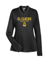 El Camino HS Wrestling Block - Womens Performance Longsleeve