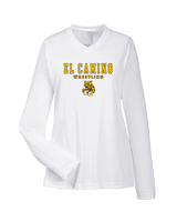 El Camino HS Wrestling Block - Womens Performance Longsleeve