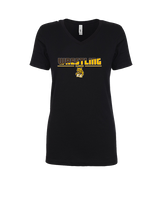 El Camino HS Wrestling Cut - Womens Vneck