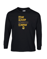 El Camino HS Wrestling Eat Sleep Wrestle - Cotton Longsleeve