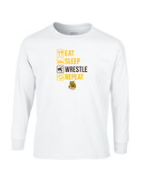 El Camino HS Wrestling Eat Sleep Wrestle - Cotton Longsleeve