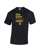 El Camino HS Wrestling Eat Sleep Wrestle - Cotton T-Shirt