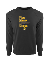 El Camino HS Wrestling Eat Sleep Wrestle - Crewneck Sweatshirt
