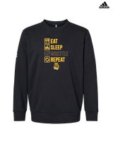 El Camino HS Wrestling Eat Sleep Wrestle - Mens Adidas Crewneck