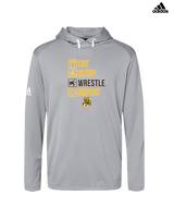 El Camino HS Wrestling Eat Sleep Wrestle - Mens Adidas Hoodie