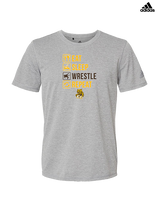 El Camino HS Wrestling Eat Sleep Wrestle - Mens Adidas Performance Shirt