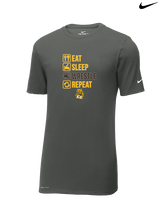 El Camino HS Wrestling Eat Sleep Wrestle - Mens Nike Cotton Poly Tee