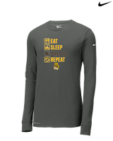 El Camino HS Wrestling Eat Sleep Wrestle - Mens Nike Longsleeve