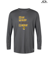 El Camino HS Wrestling Eat Sleep Wrestle - Mens Oakley Longsleeve