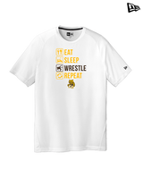 El Camino HS Wrestling Eat Sleep Wrestle - New Era Performance Shirt