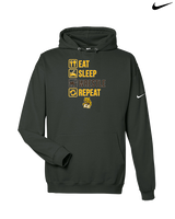El Camino HS Wrestling Eat Sleep Wrestle - Nike Club Fleece Hoodie