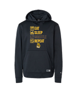 El Camino HS Wrestling Eat Sleep Wrestle - Oakley Performance Hoodie