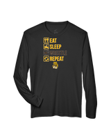 El Camino HS Wrestling Eat Sleep Wrestle - Performance Longsleeve