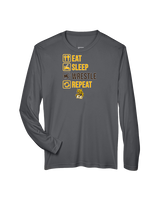El Camino HS Wrestling Eat Sleep Wrestle - Performance Longsleeve