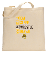 El Camino HS Wrestling Eat Sleep Wrestle - Tote