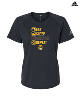 El Camino HS Wrestling Eat Sleep Wrestle - Womens Adidas Performance Shirt