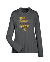 El Camino HS Wrestling Eat Sleep Wrestle - Womens Performance Longsleeve
