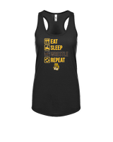 El Camino HS Wrestling Eat Sleep Wrestle - Womens Tank Top