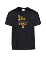El Camino HS Wrestling Eat Sleep Wrestle - Youth Shirt