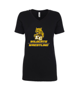 El Camino HS Wrestling Split - Womens Vneck