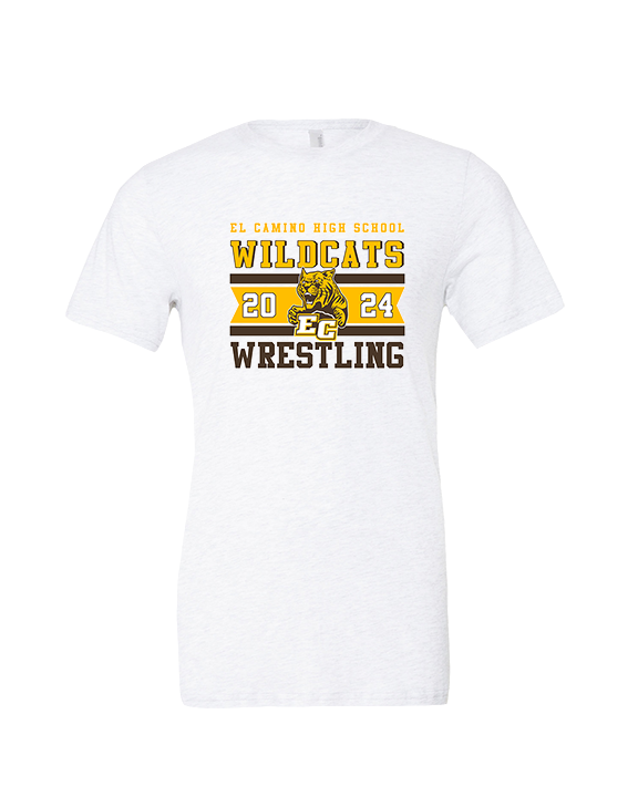 El Camino HS Wrestling Stamp - Tri-Blend Shirt