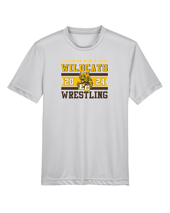 El Camino HS Wrestling Stamp - Youth Performance Shirt