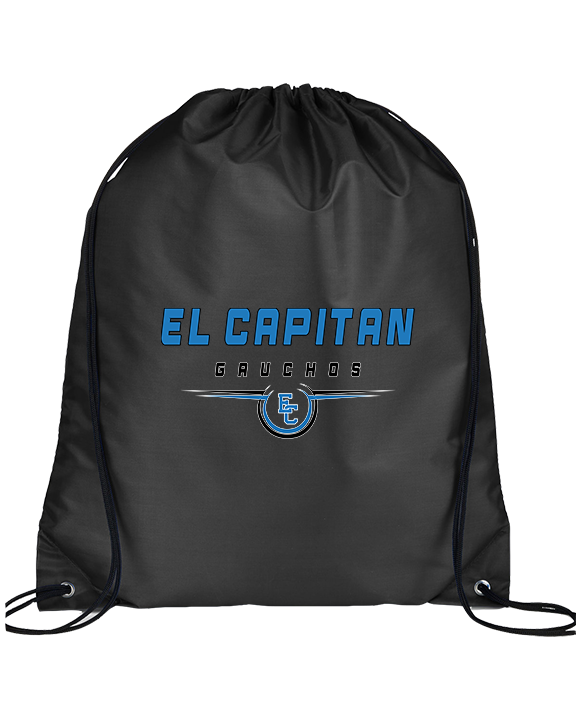 El Capitan HS Football Design - Drawstring Bag
