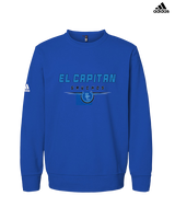 El Capitan HS Football Design - Mens Adidas Crewneck