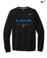 El Capitan HS Football Design - Mens Nike Crewneck