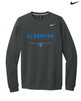 El Capitan HS Football Design - Mens Nike Crewneck
