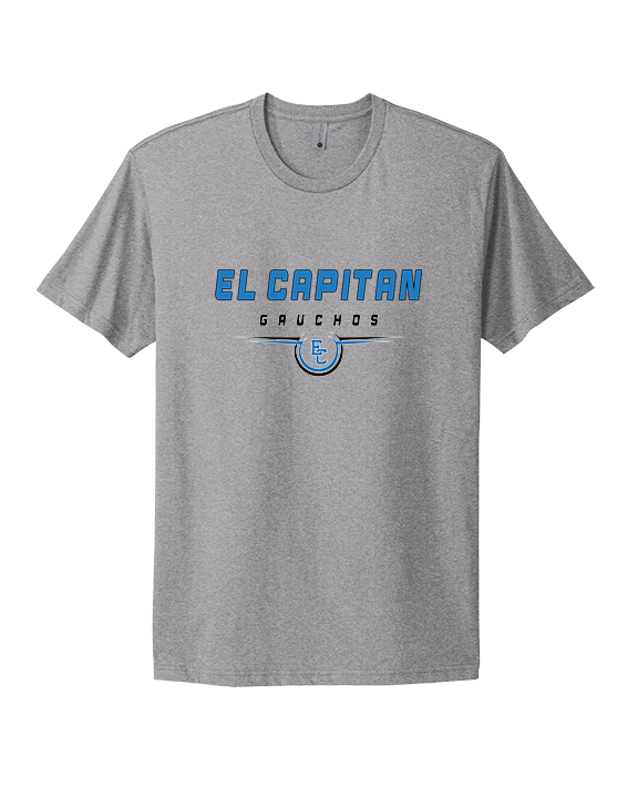 El Capitan HS Football Design - Mens Select Cotton T-Shirt