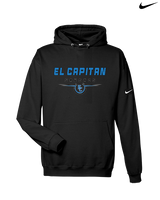 El Capitan HS Football Design - Nike Club Fleece Hoodie