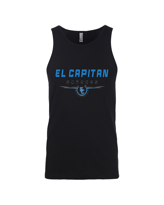 El Capitan HS Football Design - Tank Top