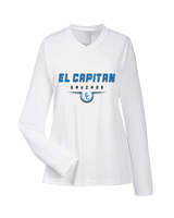 El Capitan HS Football Design - Womens Performance Longsleeve