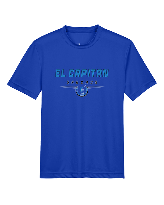 El Capitan HS Football Design - Youth Performance Shirt
