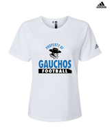 El Capitan HS Football Property - Womens Adidas Performance Shirt