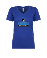 El Capitan HS Football Property - Womens Vneck