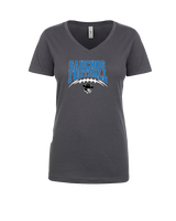 El Capitan HS Football School Football - Womens Vneck