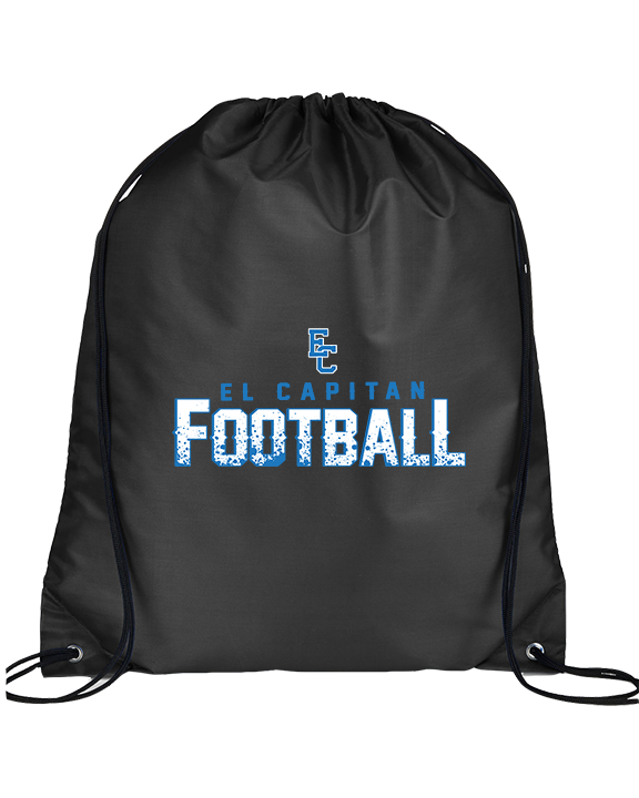 El Capitan HS Football Splatter - Drawstring Bag